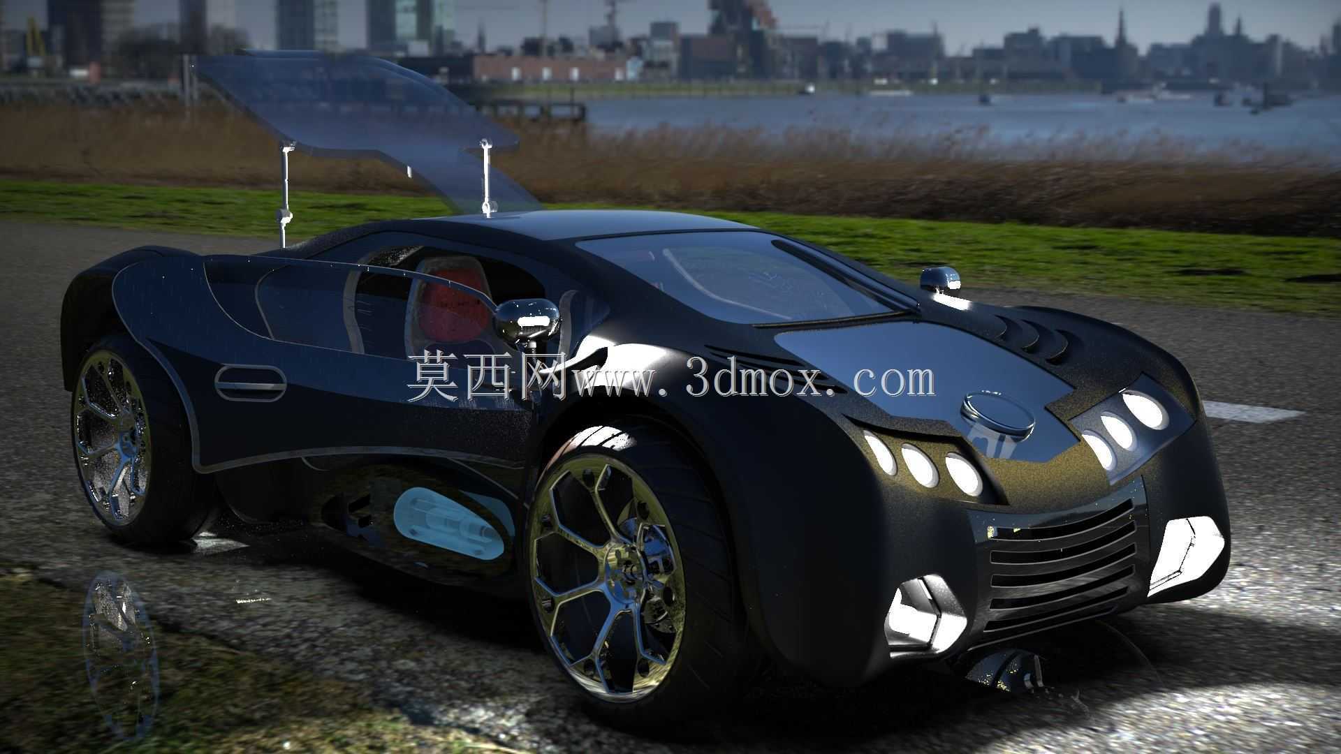 运动概念车,内部x底盘x发动机x悬架x所有必要文件