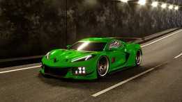 ѩ����Corvette C8R'2