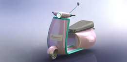 摩托车Vespa