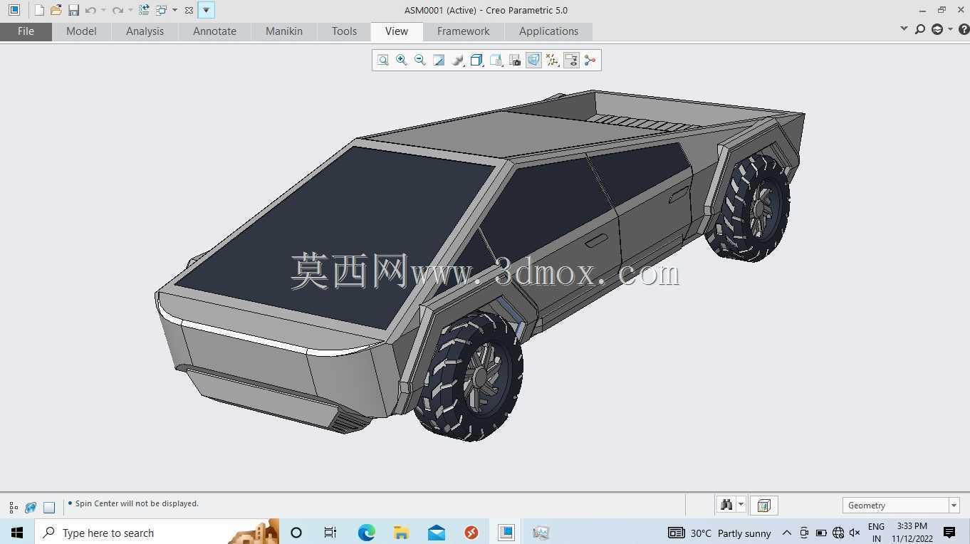 creo�����ģ�е���˹��cybertruckģ��