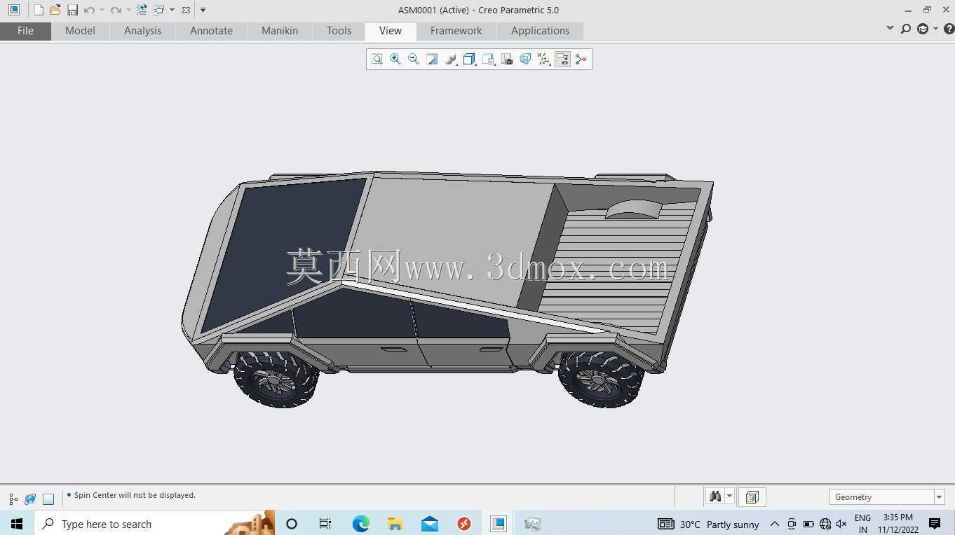 creo�����ģ�е���˹��cybertruckģ��