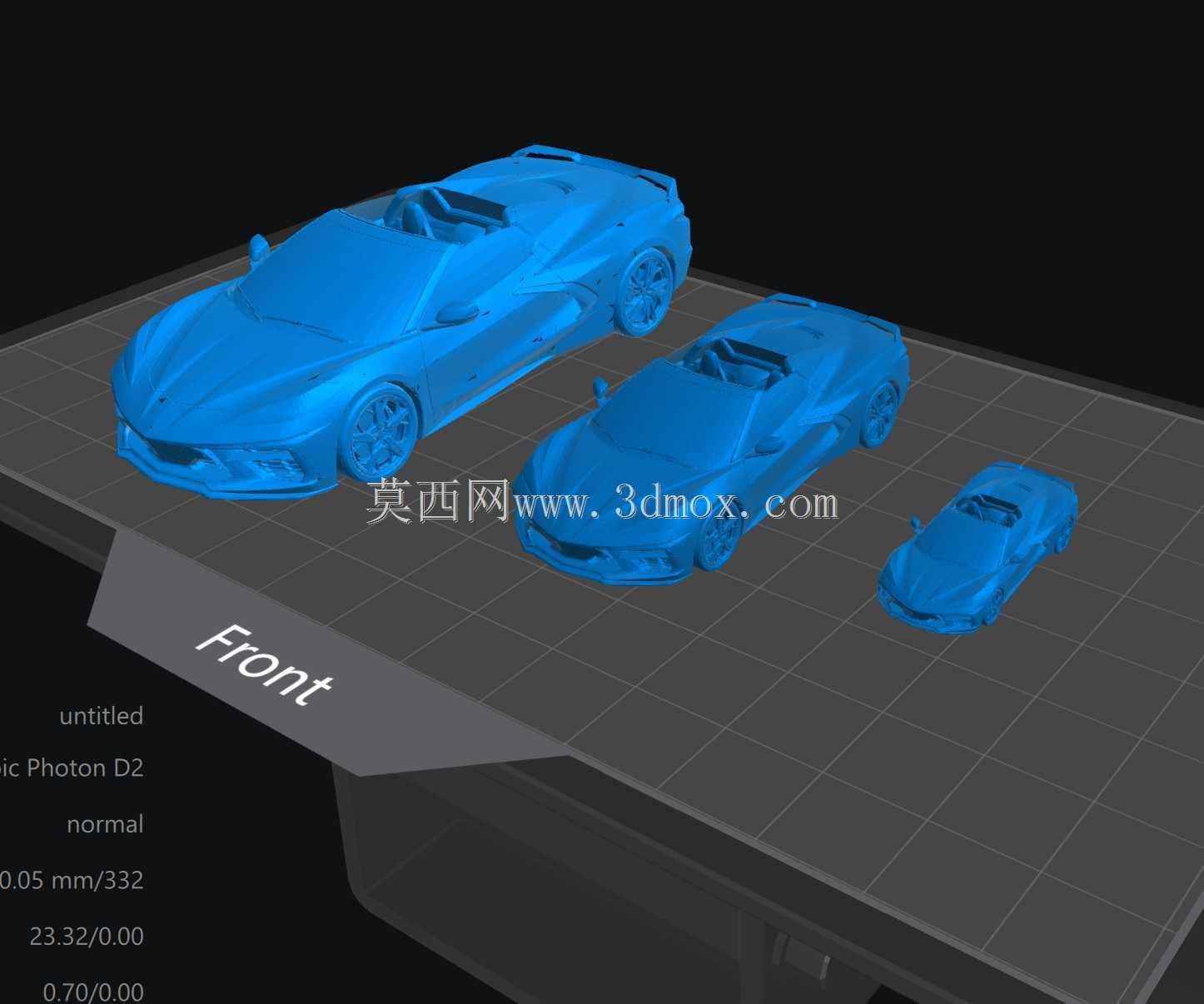 3����C8 Corvette CADģ�͵ĺ������ͼ��STL�ļ���