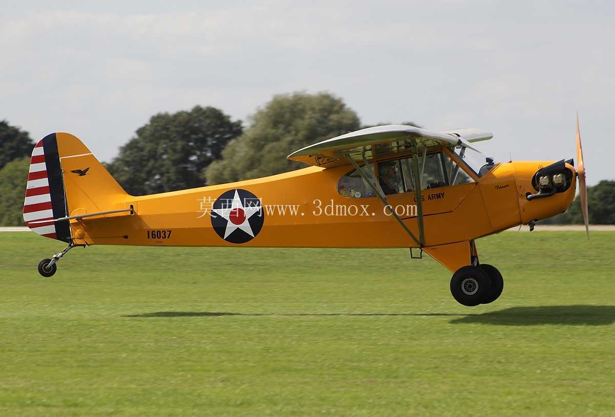 Piper J-3 Cub(可编辑和可扩展套件)123个零件