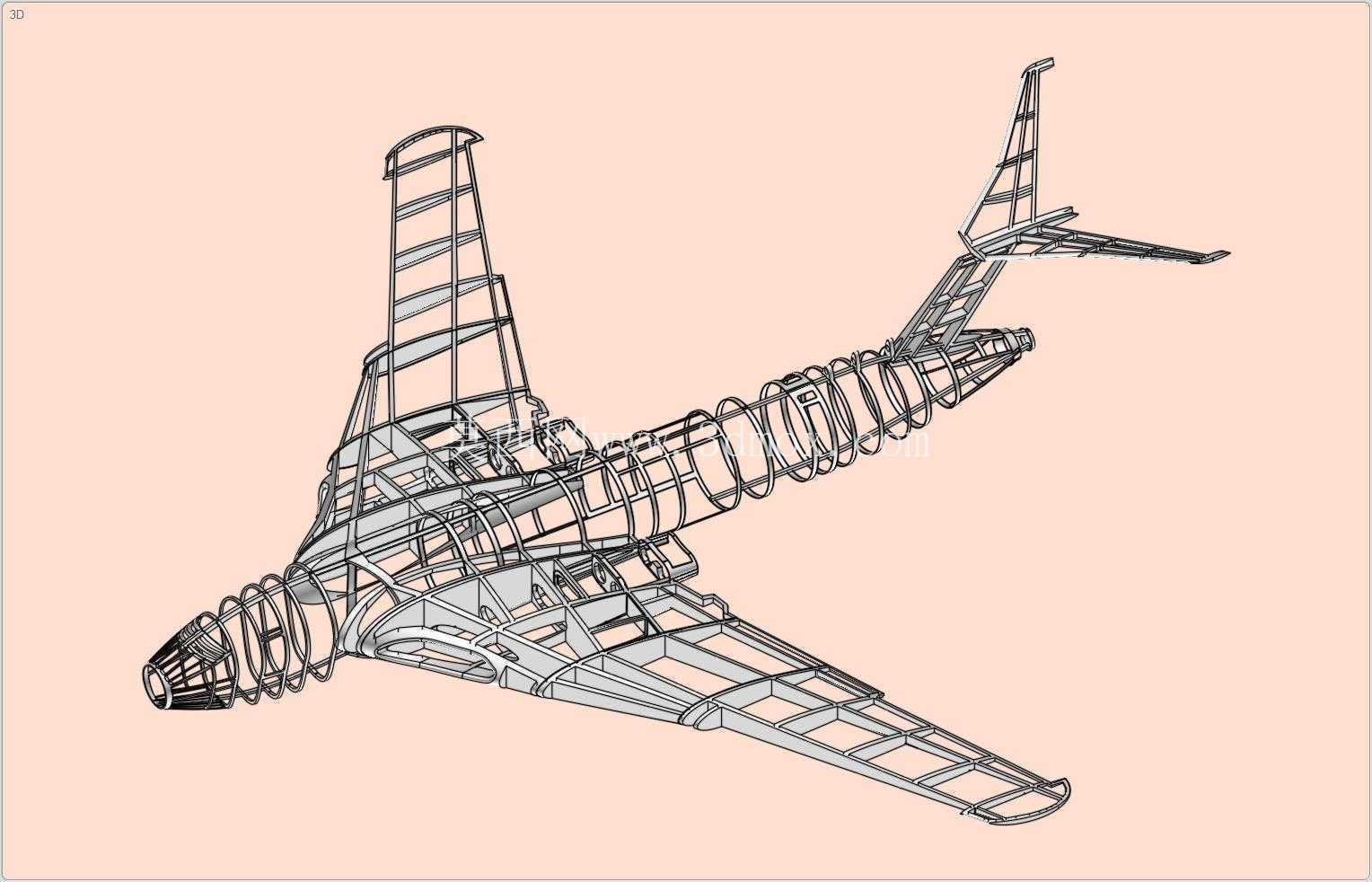 (修订版)Handley Page Victor加油机实体装配模型