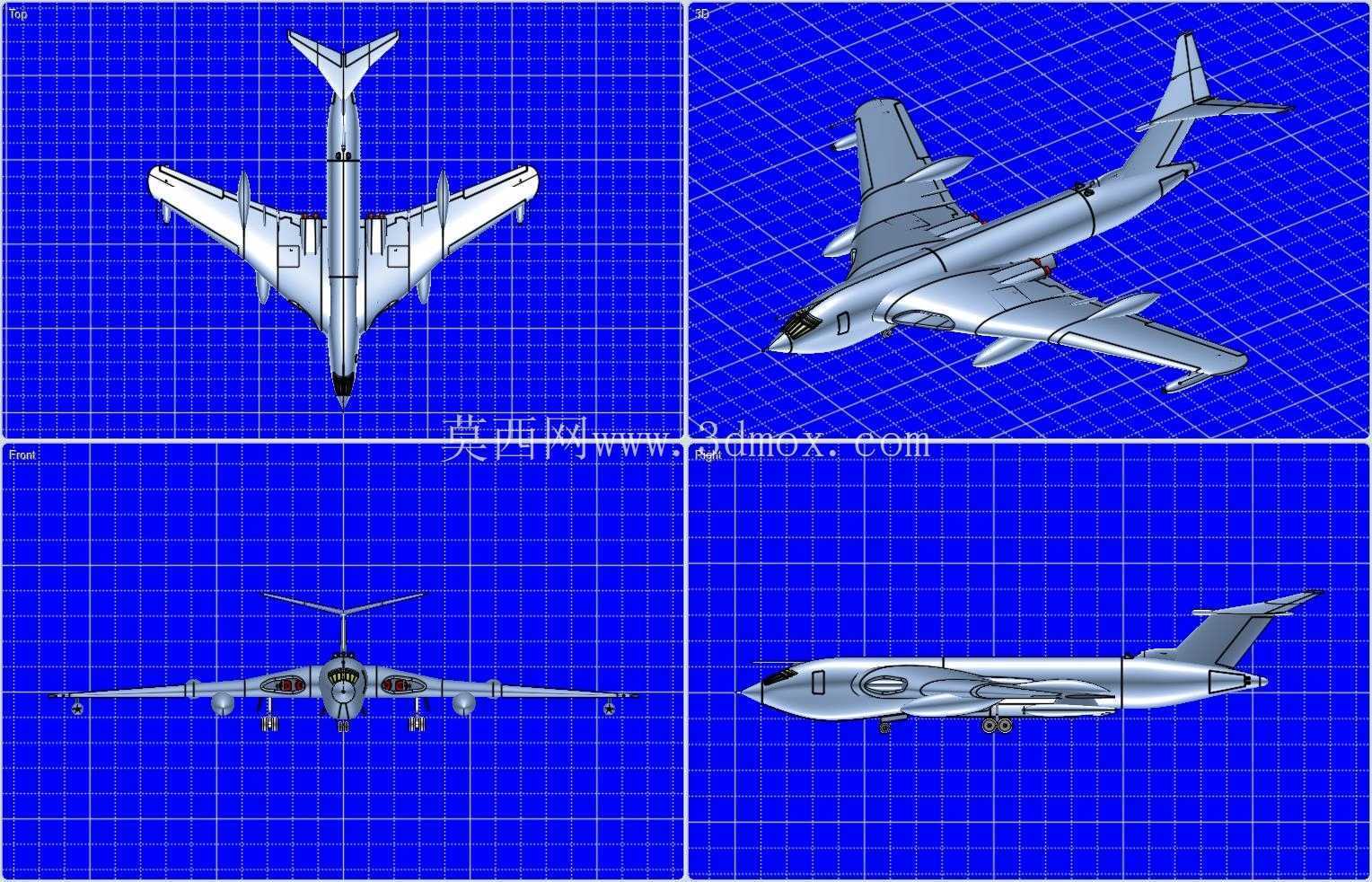 (修订版)Handley Page Victor加油机实体装配模型