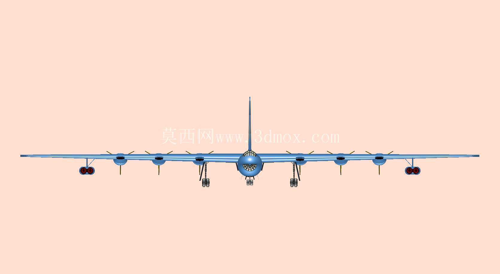 B-36战略轰炸机实体装配模型
