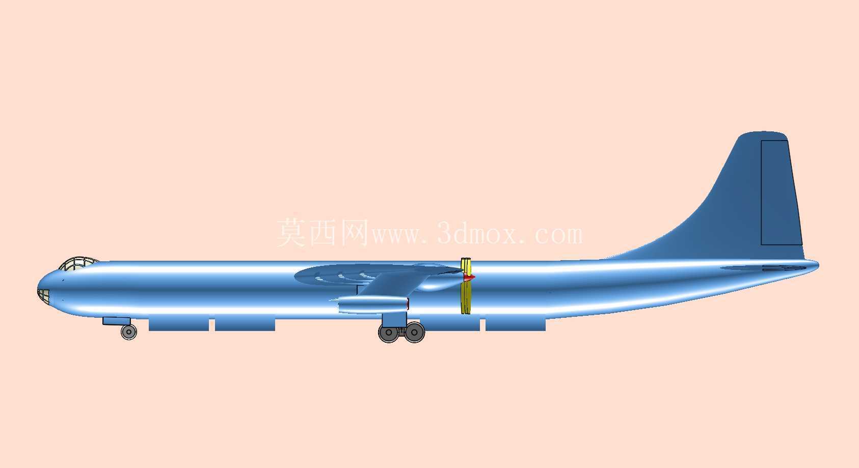 B-36战略轰炸机实体装配模型