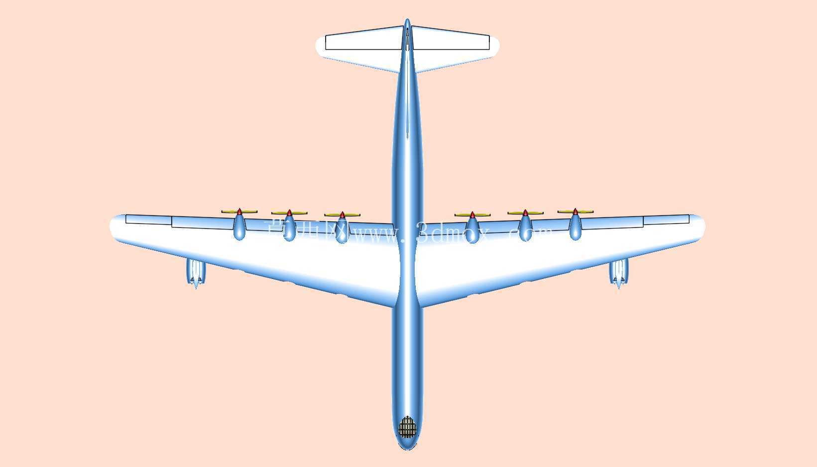 B-36战略轰炸机实体装配模型