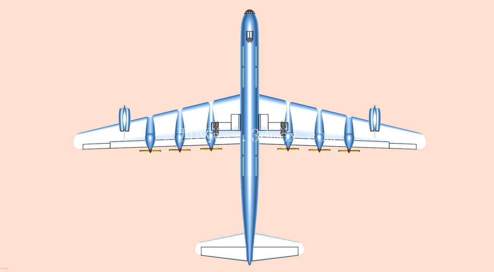 B-36战略轰炸机实体装配模型
