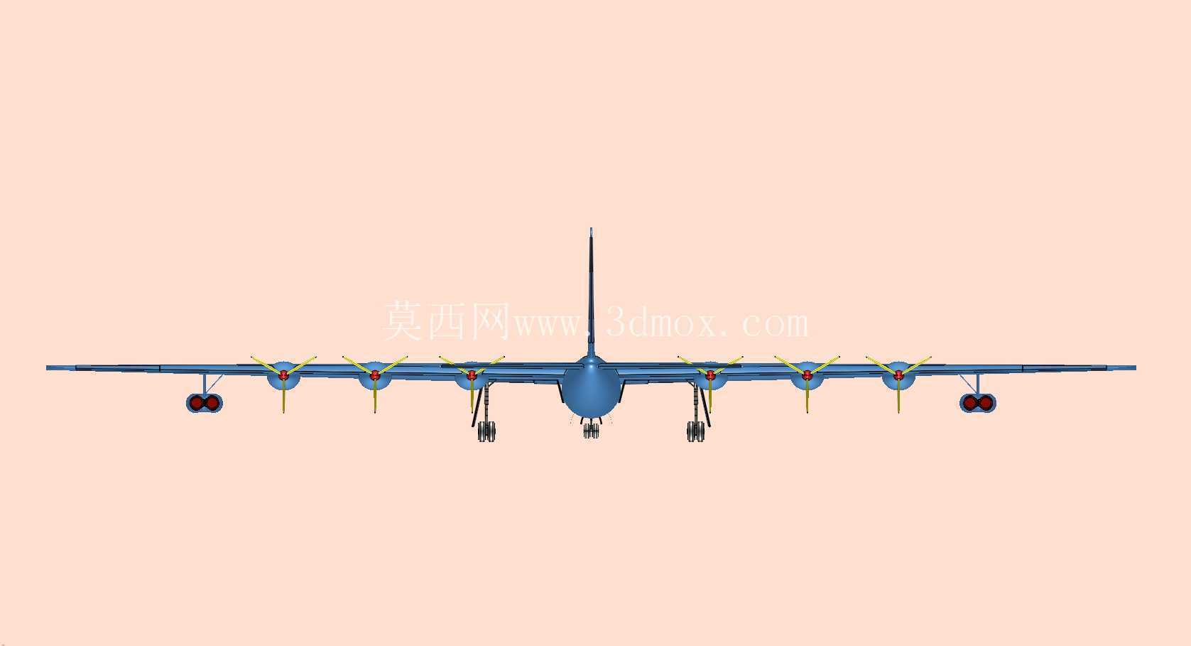 B-36战略轰炸机实体装配模型