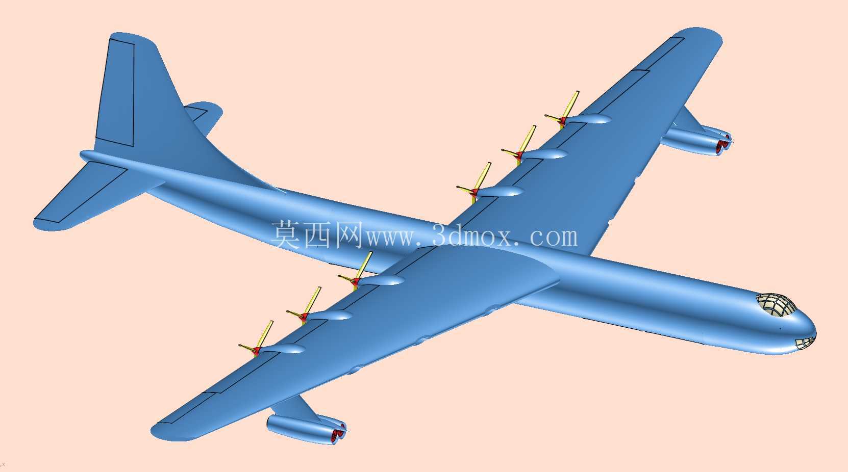 B-36战略轰炸机实体装配模型