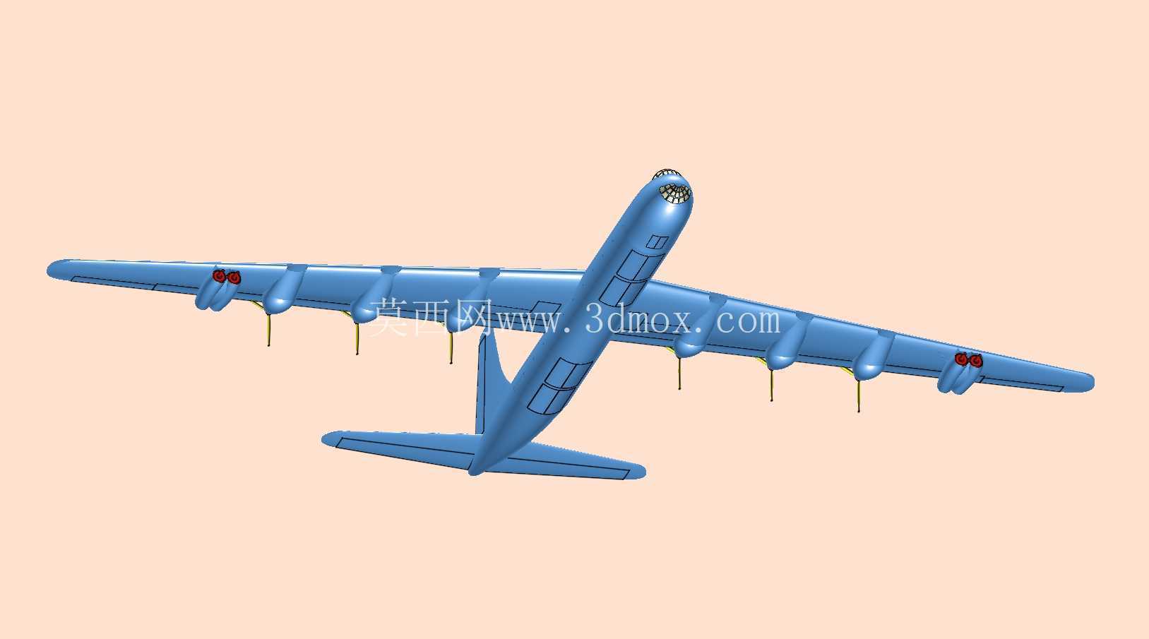 B-36战略轰炸机实体装配模型