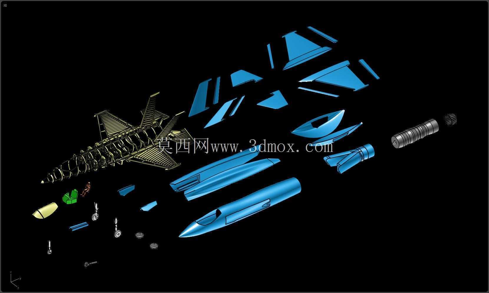 美国空军F-35A实体装配模型(修订版)