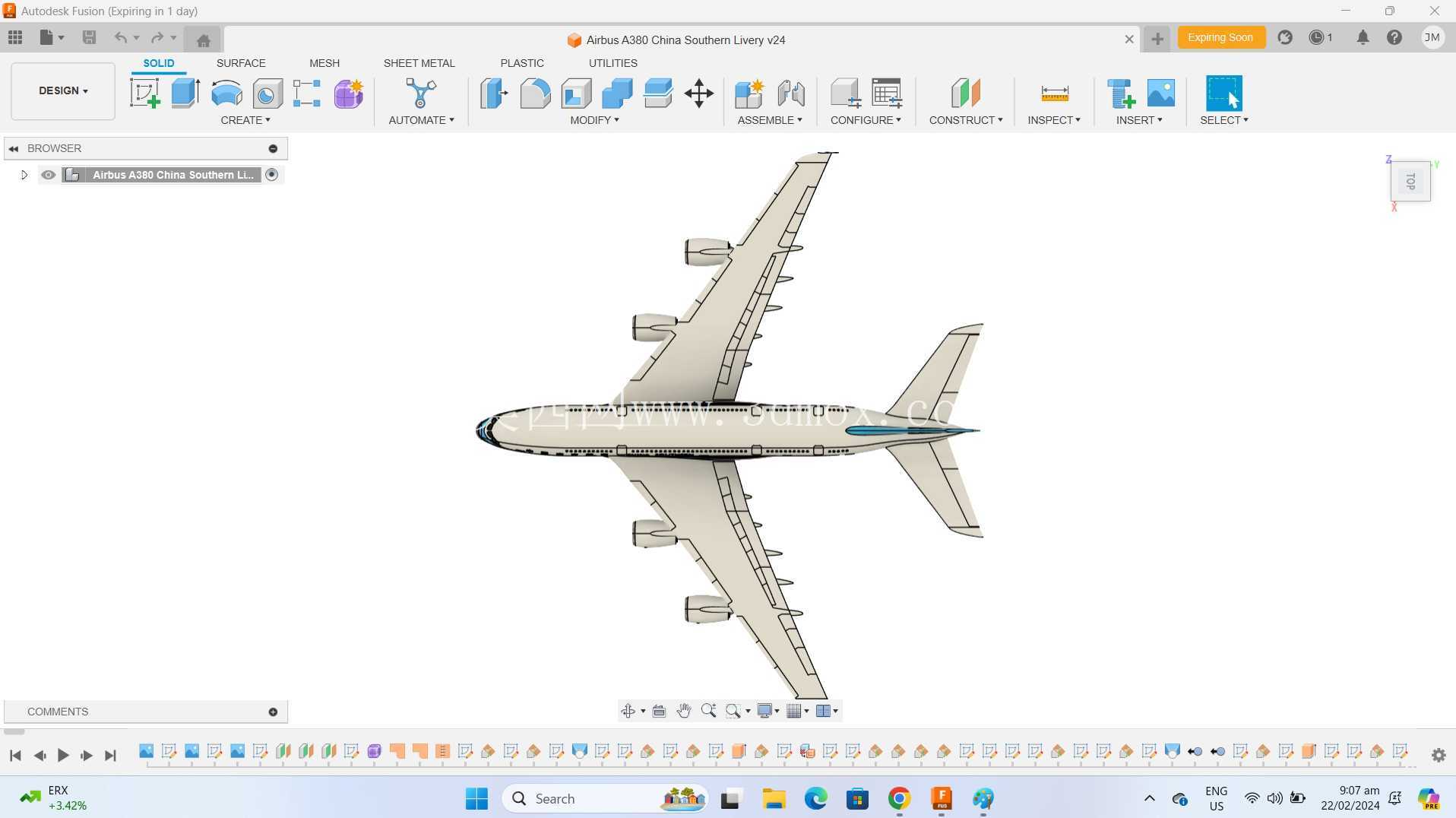 Fusion 360 �տ� A380