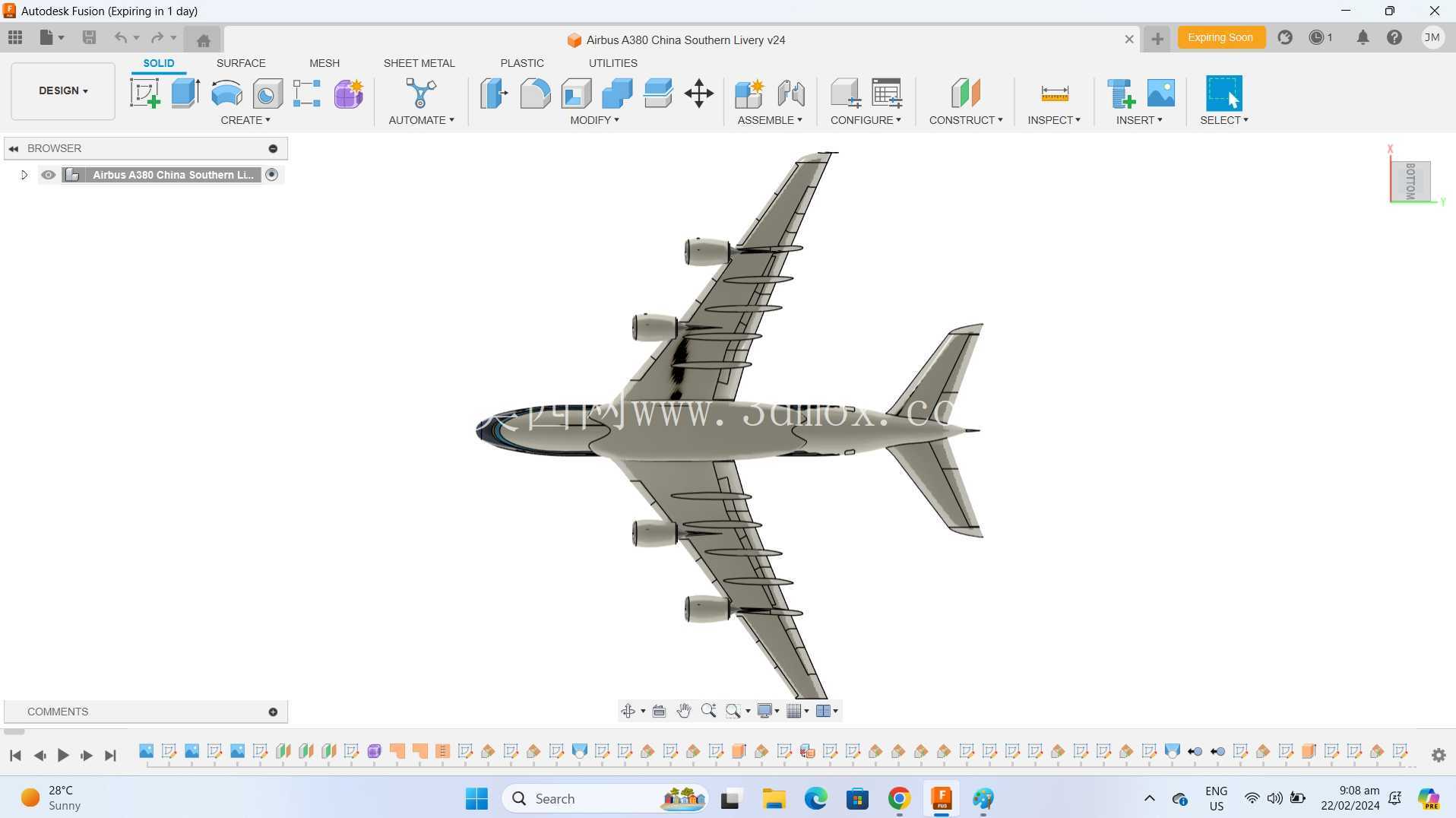 Fusion 360 �տ� A380