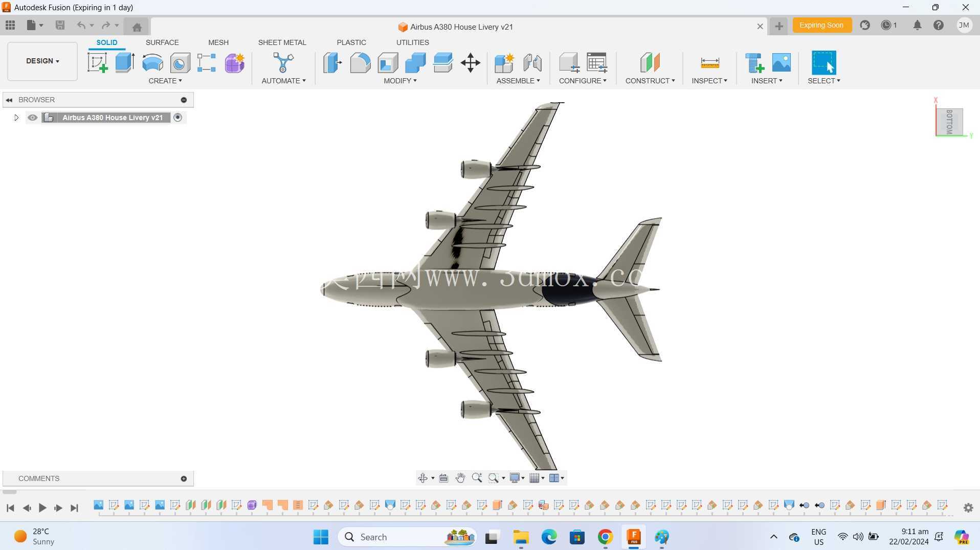 Fusion 360 �տ� A380