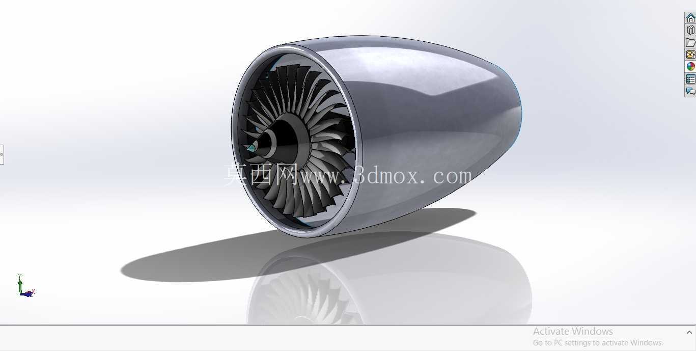 喷气发动机 SolidWorks