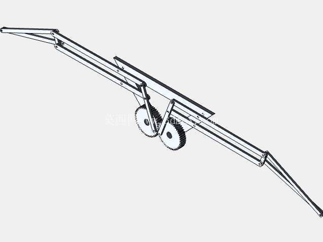 仿生鸟扑动机构 - SolidWorks Assembly