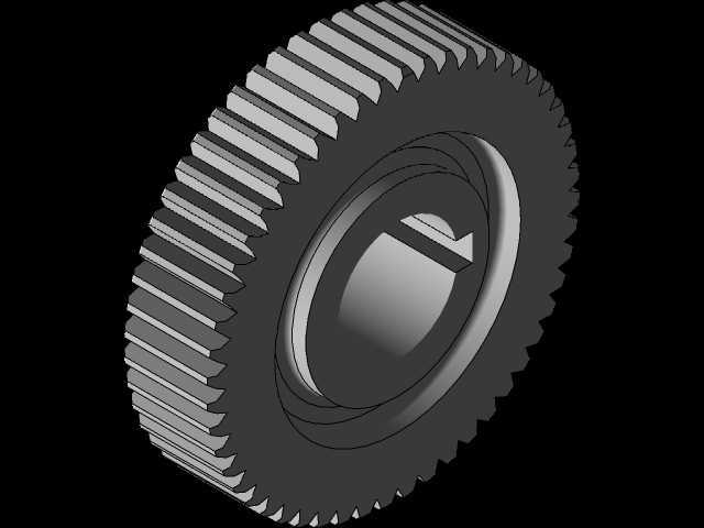������ // Roda dentada m=1.5 z=52