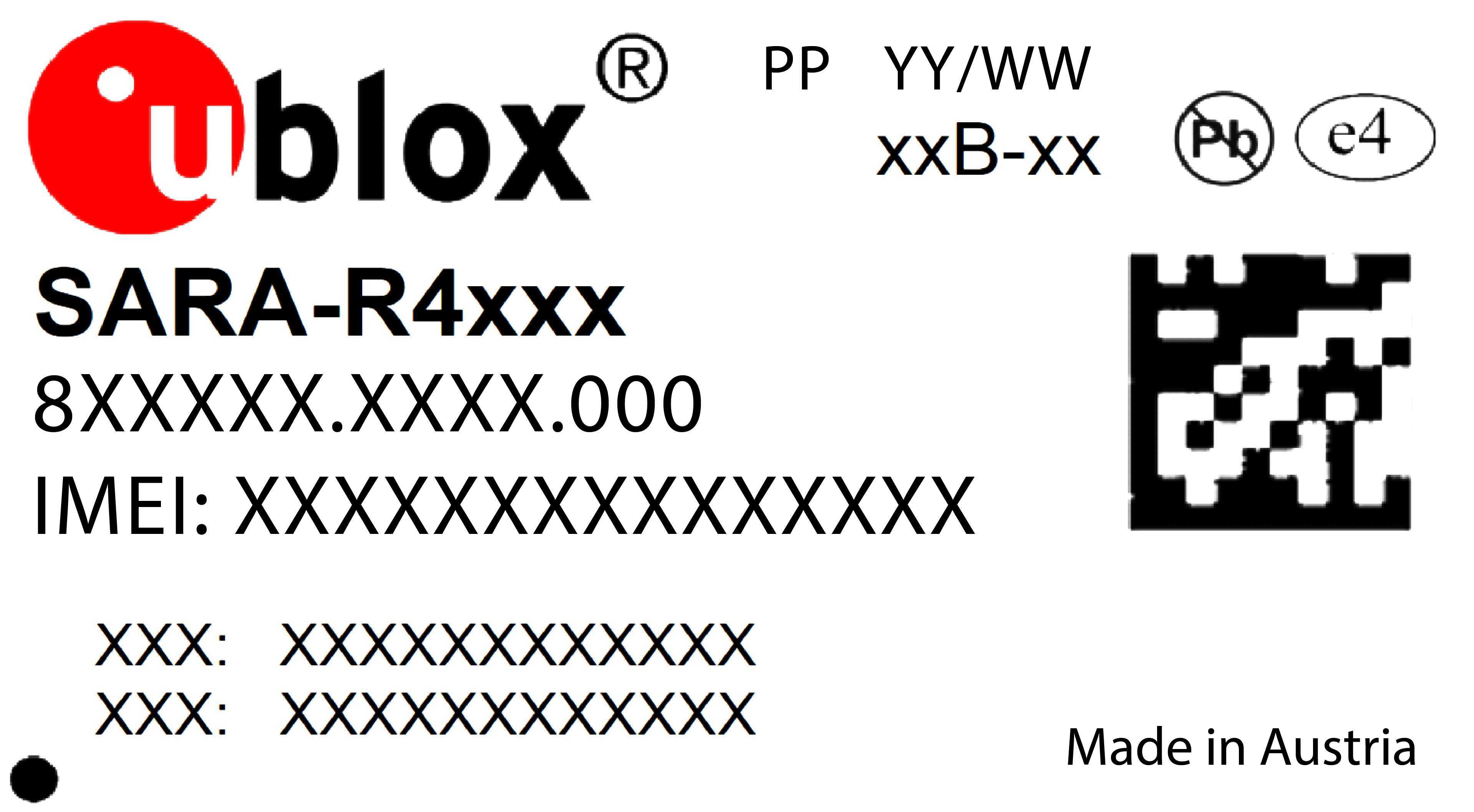 u-blox SARA-R4XXX