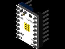 Trinamic TMC2208/9步进驱动器-未切割引脚、切割引脚和带插座