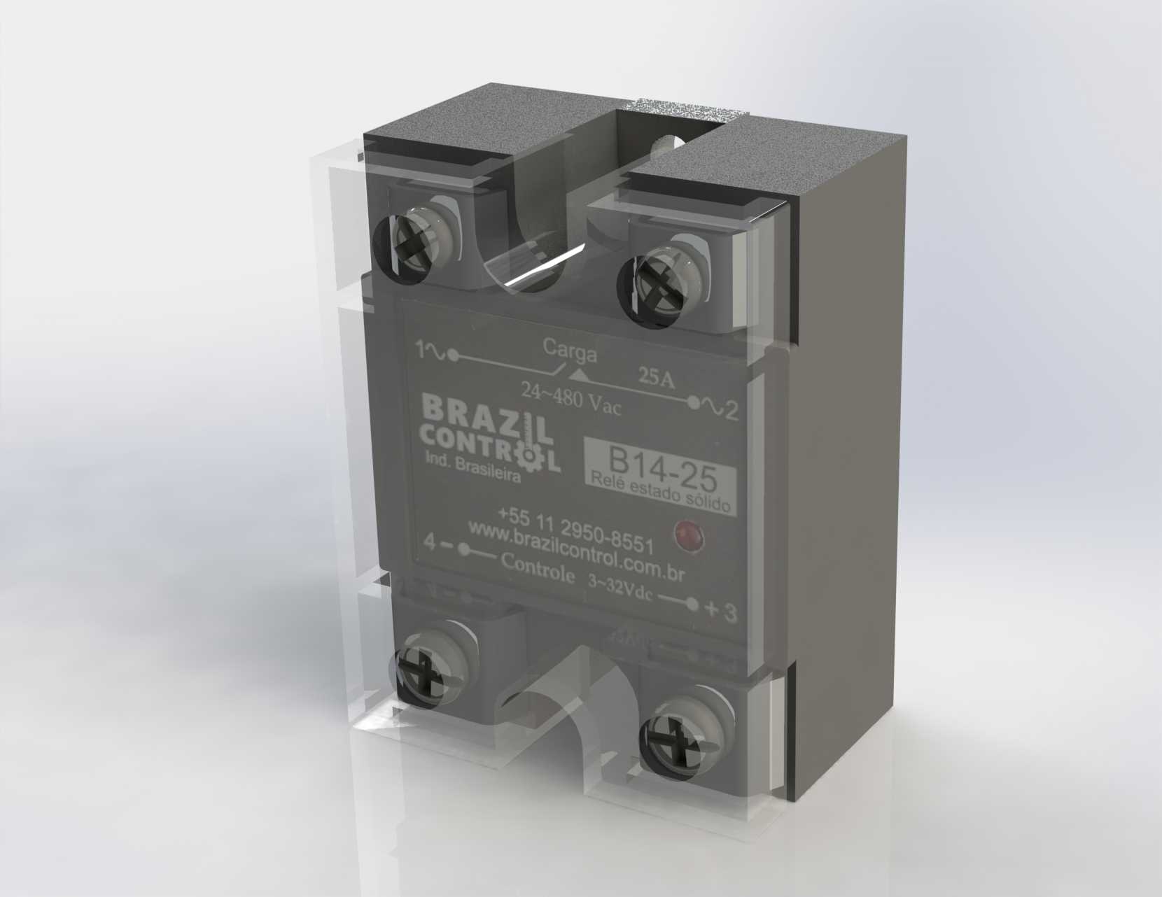 Rel��SSR 25A 3-32VCC 24-480VCA B14��������