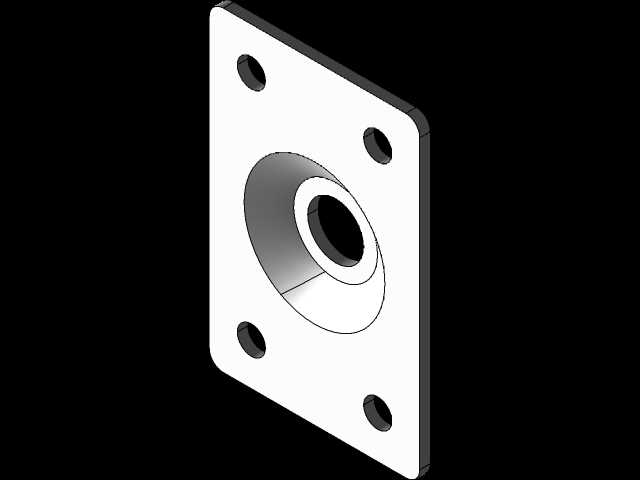 Chapa 3-8 UNC 40x45x1,5mm