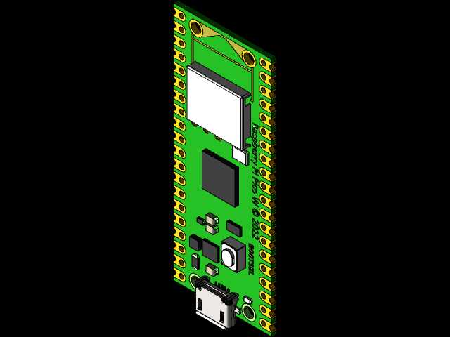 Raspberry Pi Pico-W(RP2040)-无引脚、引脚和带插座