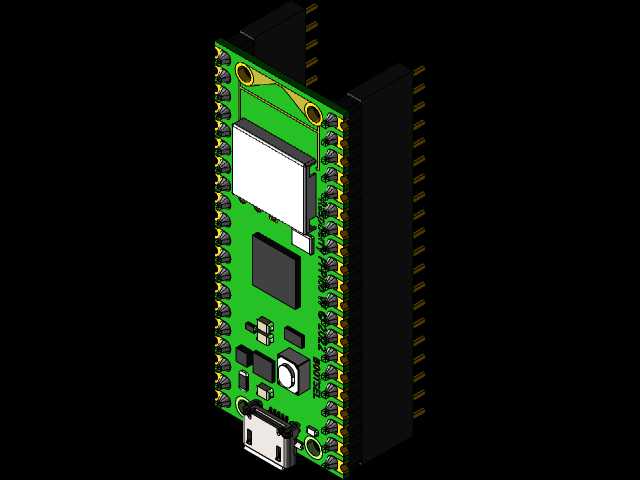 Raspberry Pi Pico-W(RP2040)-无引脚、引脚和带插座