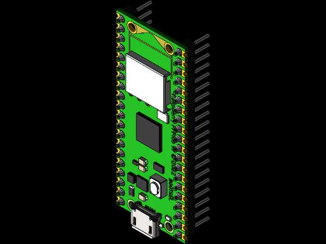 Raspberry Pi Pico-W(RP2040)-无引脚、引脚和带插座