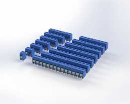 PCB 安装螺丝接线端子连接器