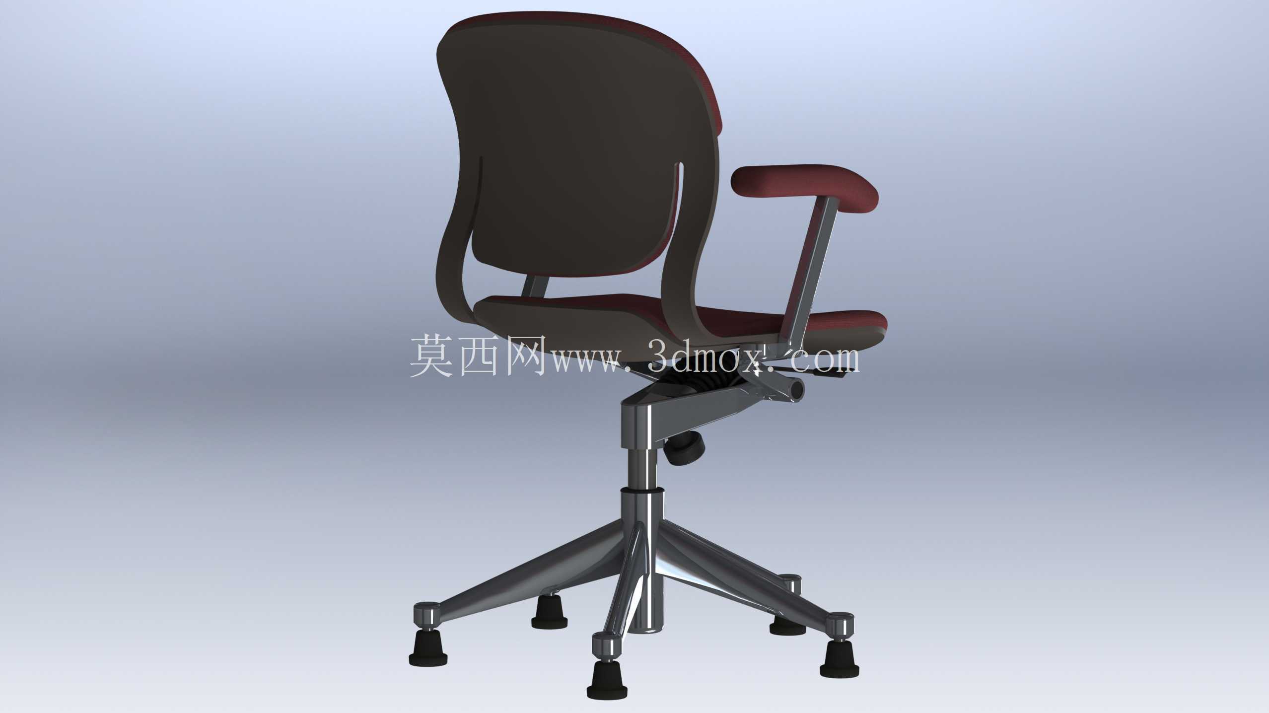 Herman Miller Equa 扶手椅,带滑动选项