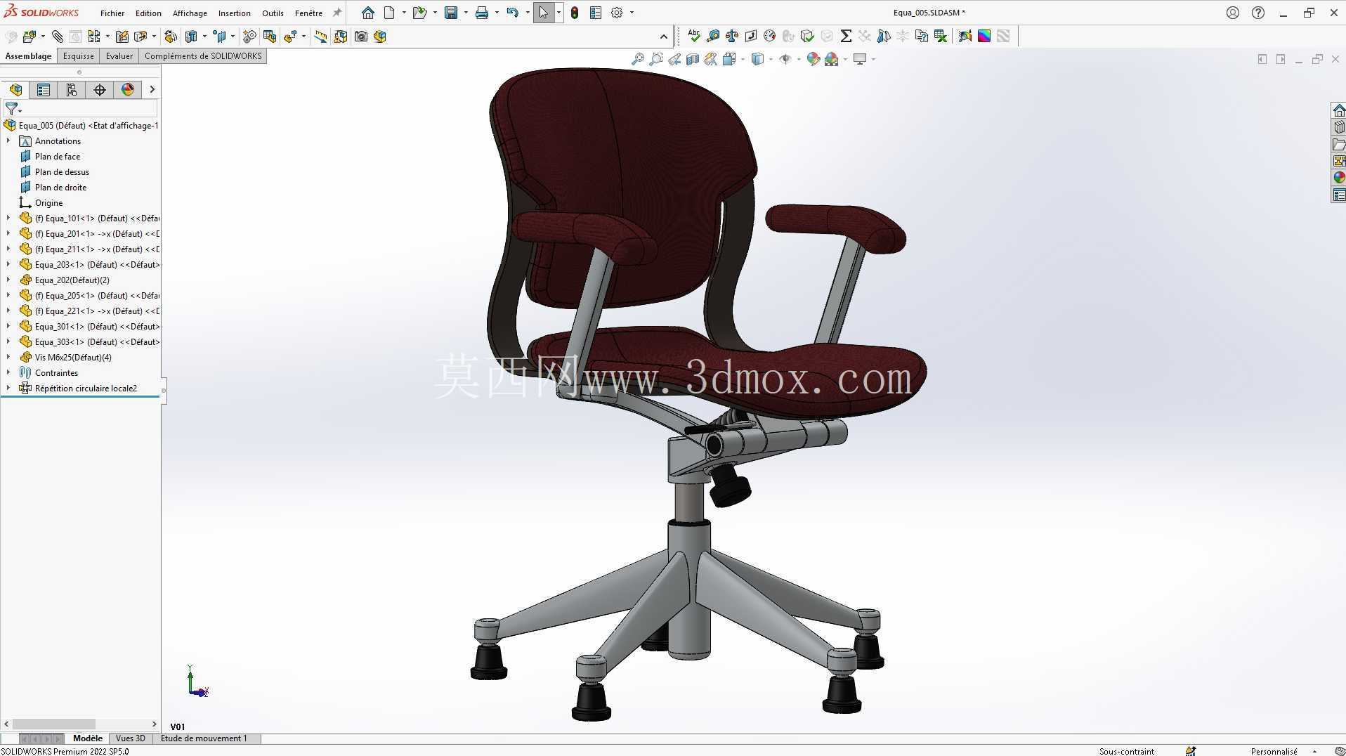 Herman Miller Equa 扶手椅,带滑动选项