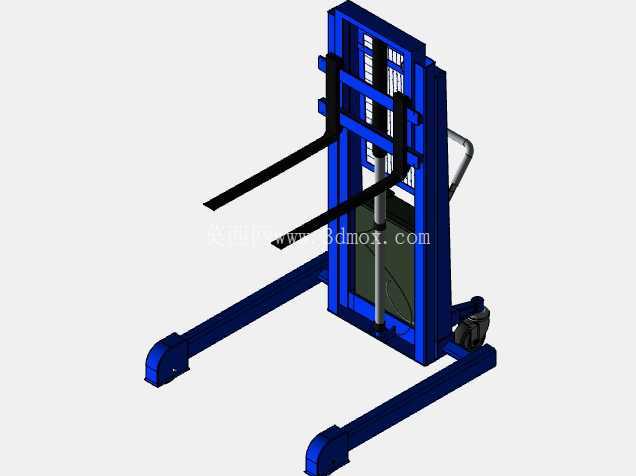 叉车和移动式起重机 3D 设计