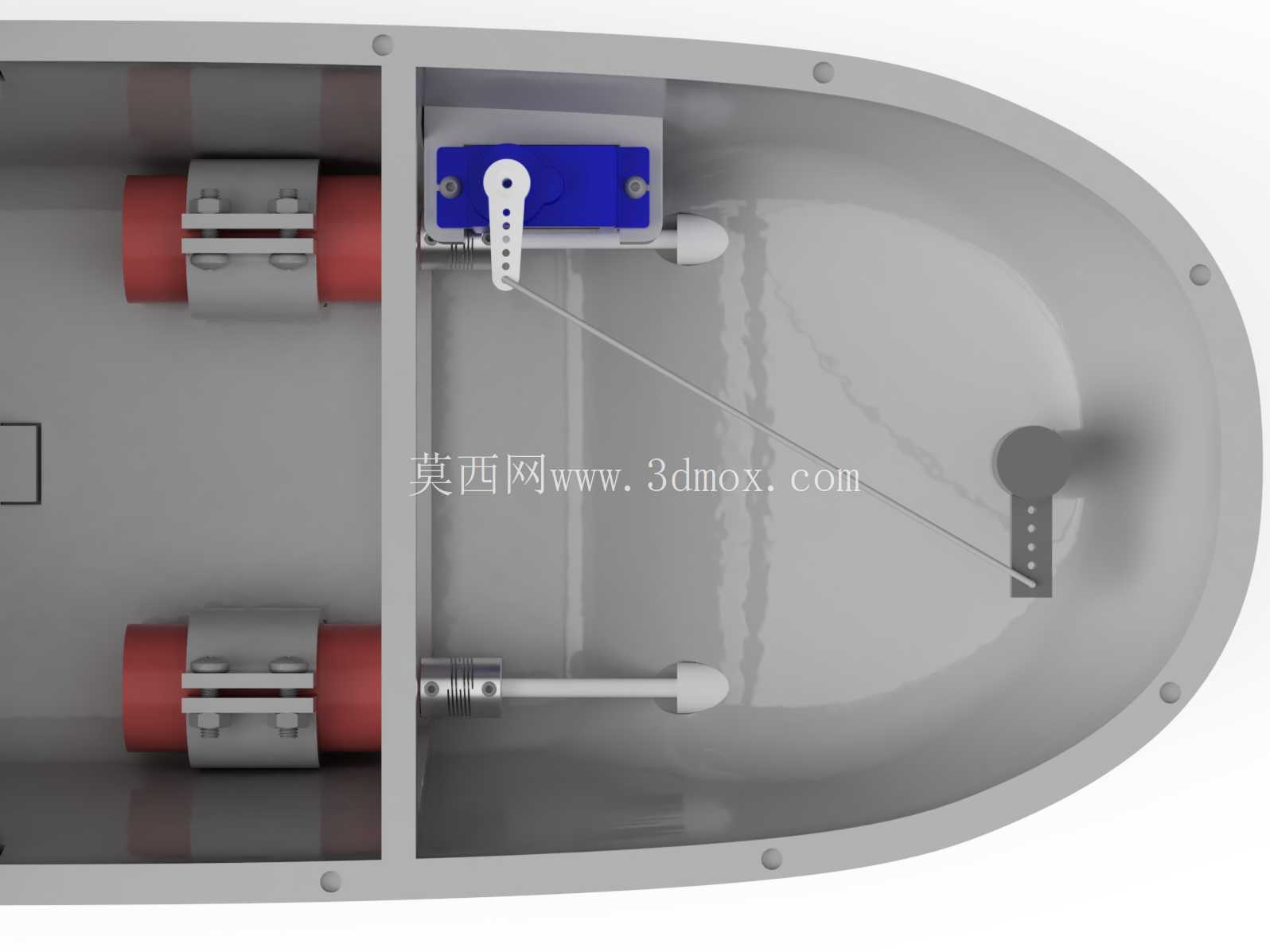 3D 打印遥控船 - USS Barnegat (AVP-10)