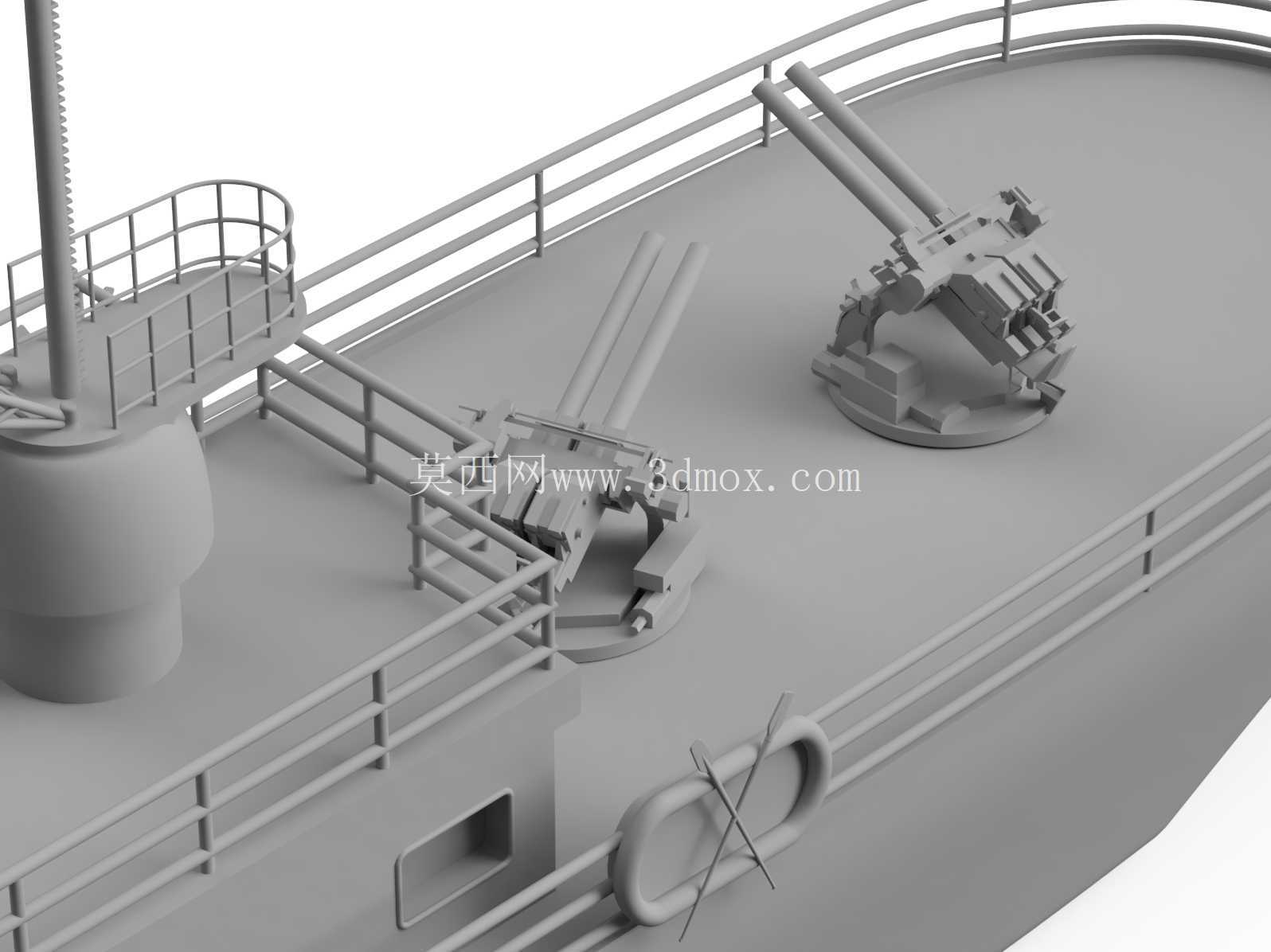 3D 打印遥控船 - USS Barnegat (AVP-10)