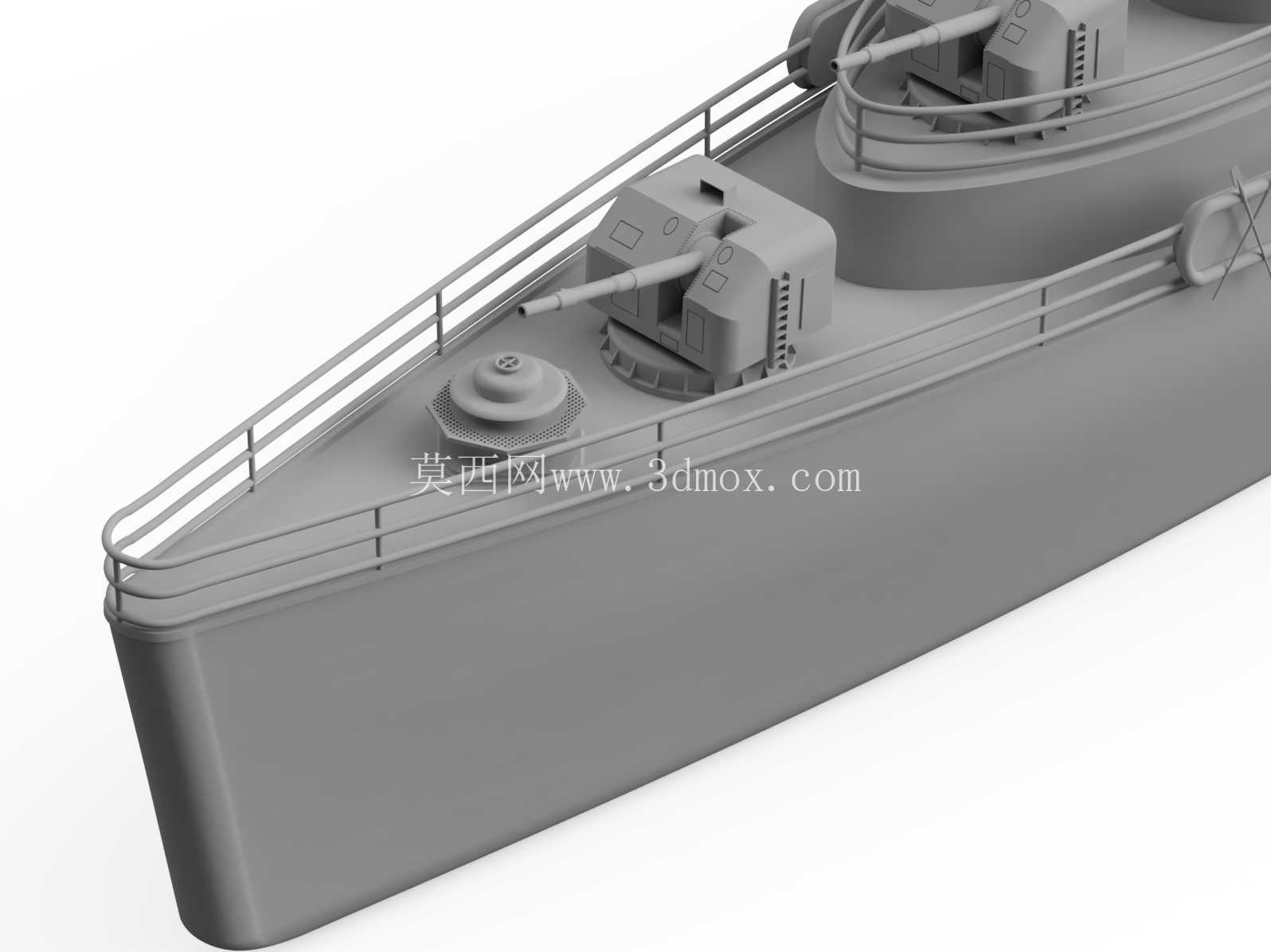 3D 打印遥控船 - USS Barnegat (AVP-10)