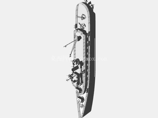 3D 打印遥控船 - USS Barnegat (AVP-10)