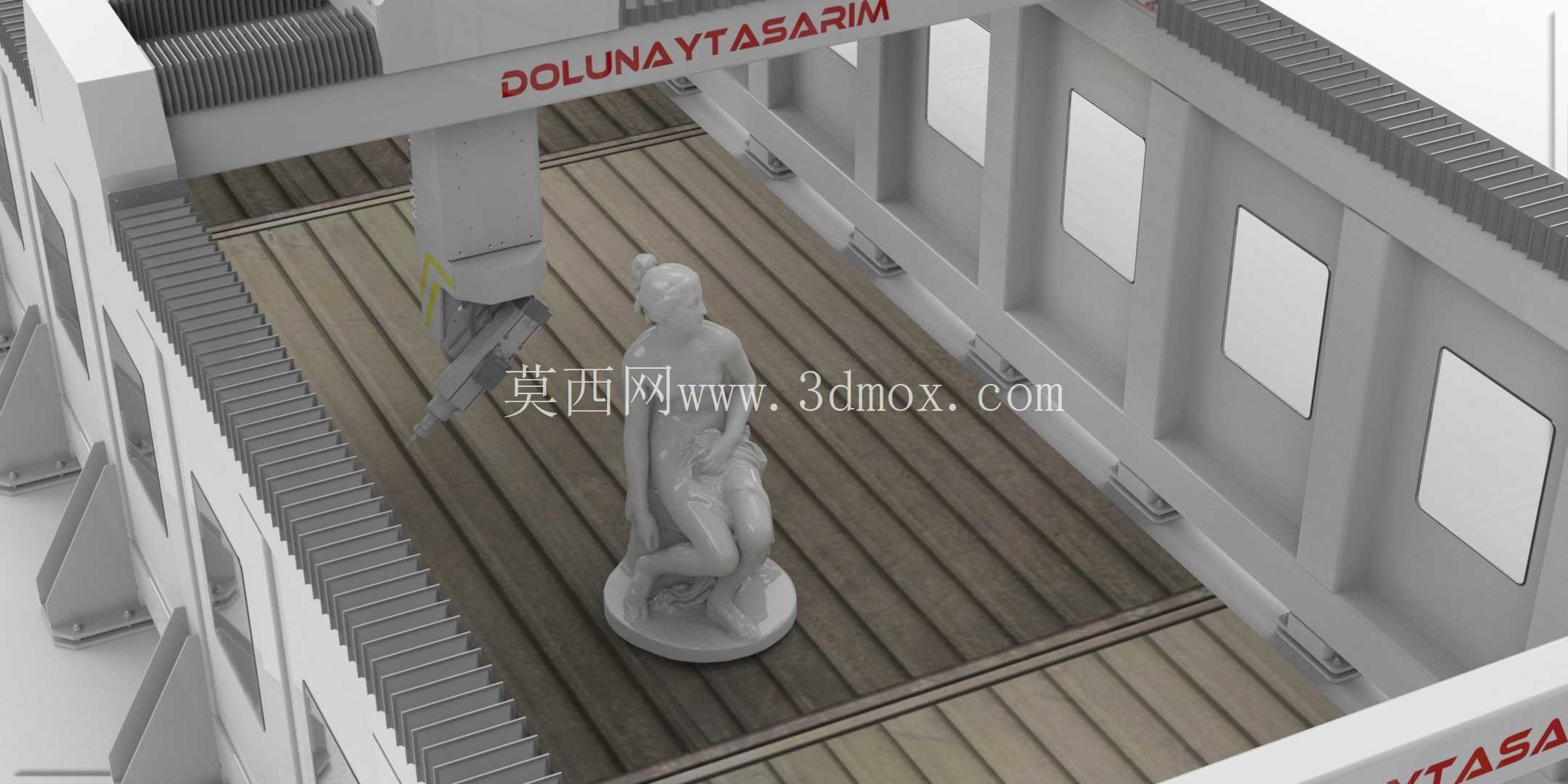 多轴龙门数控铣床。