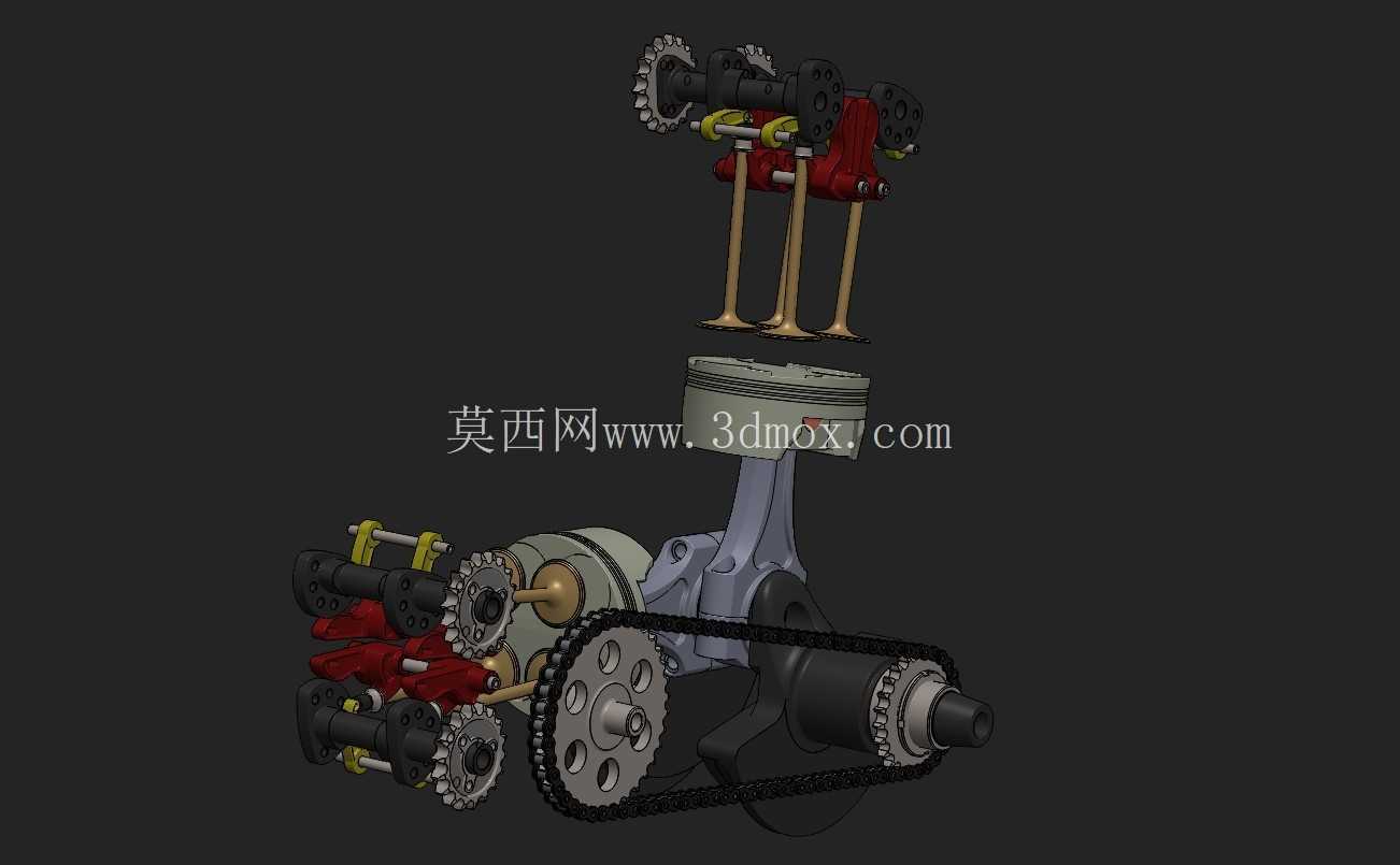 摩托车发动机总成