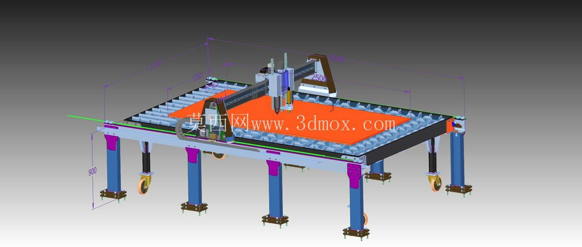 2500x1250 等离子 CNC