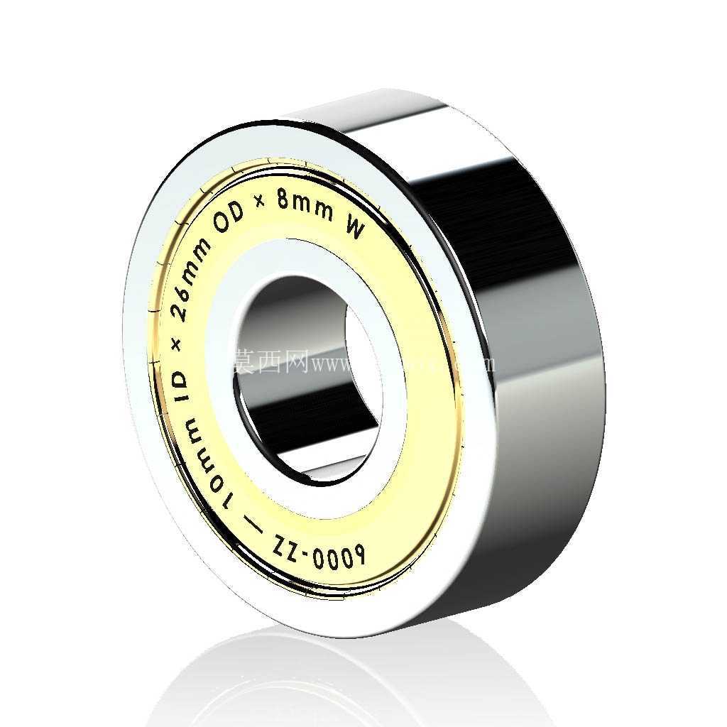 �����Ĺ��� 6000-ZZ��˫������п� �� SolidWorks �� Step ģ��
