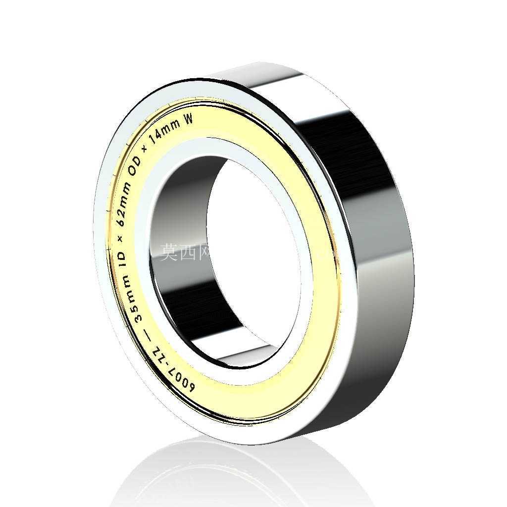 �����Ĺ��� 6000-ZZ��˫������п� �� SolidWorks �� Step ģ��