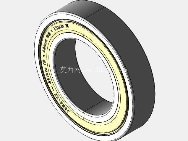 完整的公制 6000-ZZ,双屏蔽轴承库 — SolidWorks 和 Step 模型