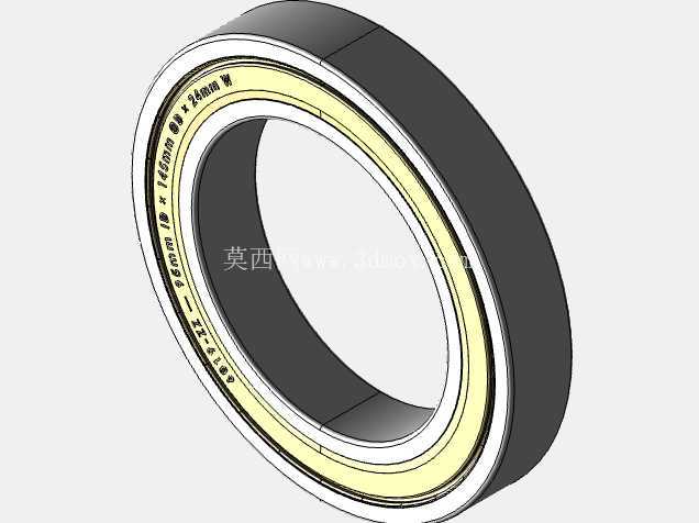 完整的公制 6000-ZZ,双屏蔽轴承库 — SolidWorks 和 Step 模型