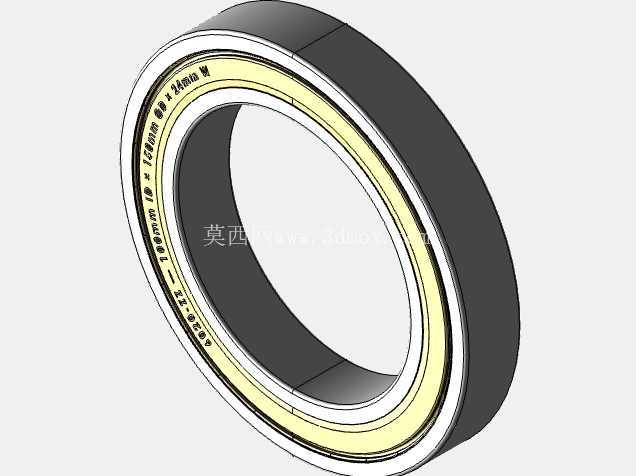 完整的公制 6000-ZZ,双屏蔽轴承库 — SolidWorks 和 Step 模型