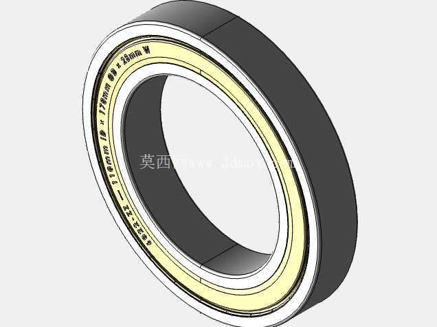 完整的公制 6000-ZZ,双屏蔽轴承库 — SolidWorks 和 Step 模型