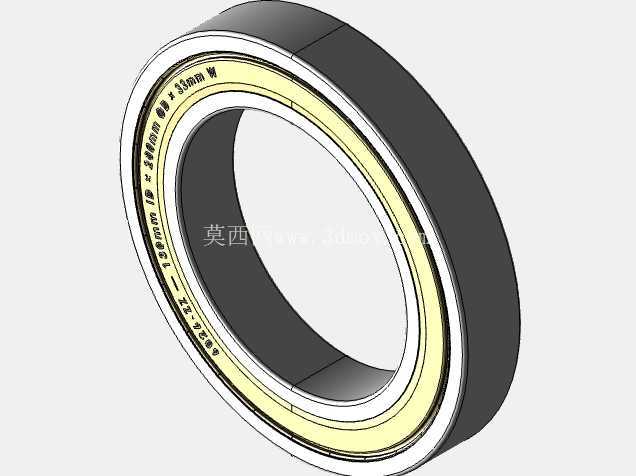 完整的公制 6000-ZZ,双屏蔽轴承库 — SolidWorks 和 Step 模型