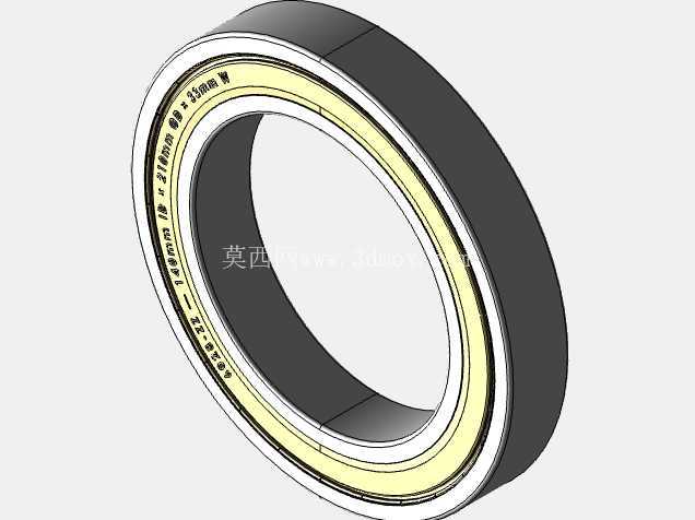 完整的公制 6000-ZZ,双屏蔽轴承库 — SolidWorks 和 Step 模型