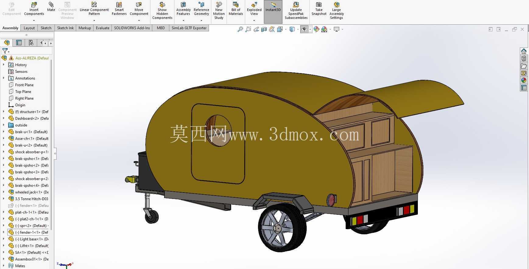 露营车(泪滴拖车)...